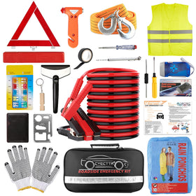 CYECTTR front view of packed emergency bag showing compact storage and quick access