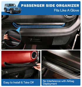 Cyfie console organizers scale comparison shows compact, efficient layout