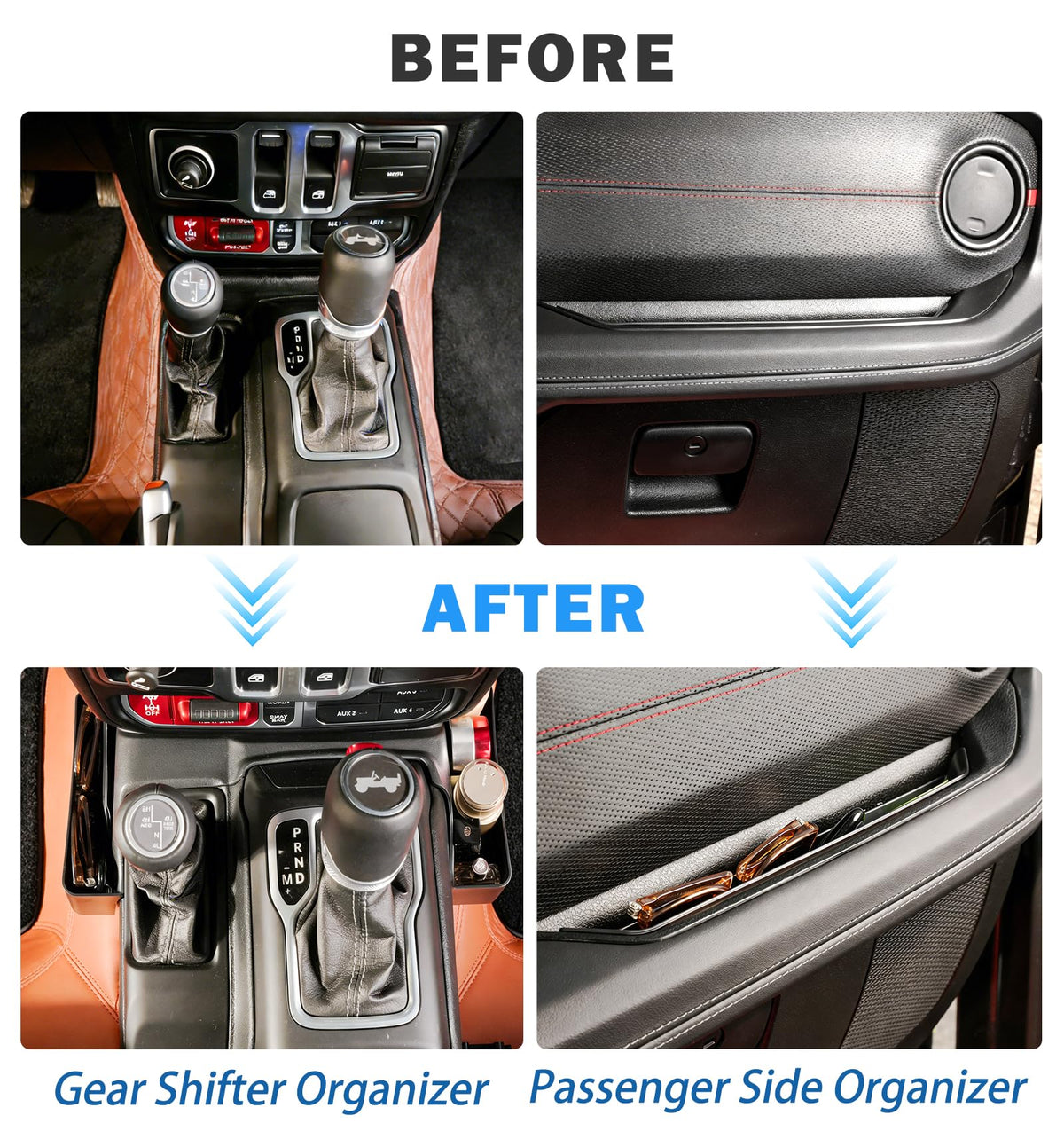 Cyfie installed lifestyle driving scene demonstrates quick item access