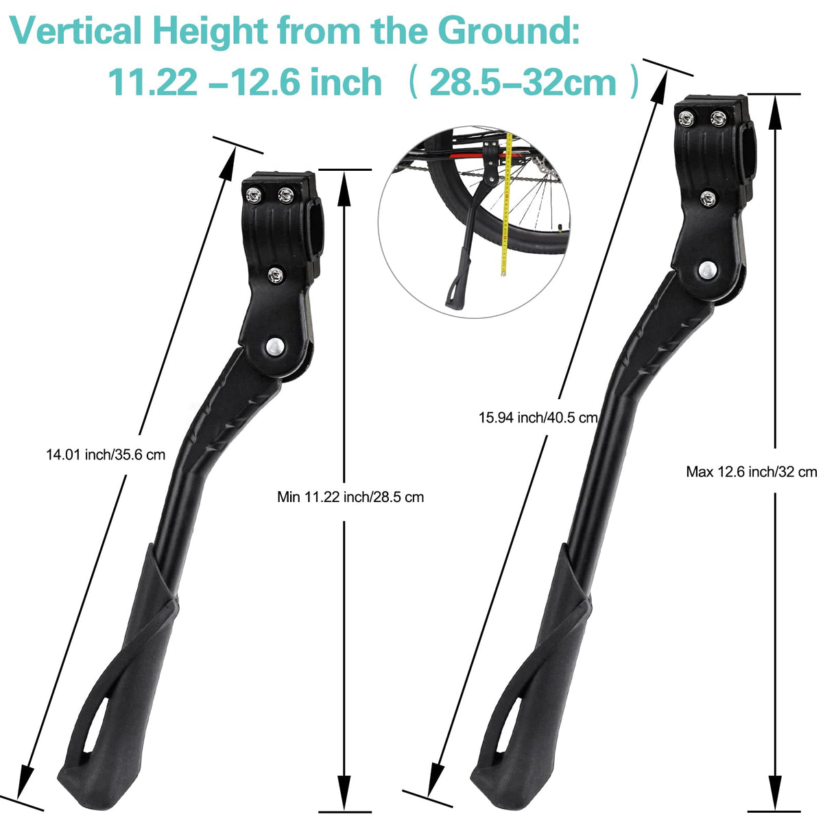 Cyfie kickstand close-up of wide footpad providing slip-resistant support