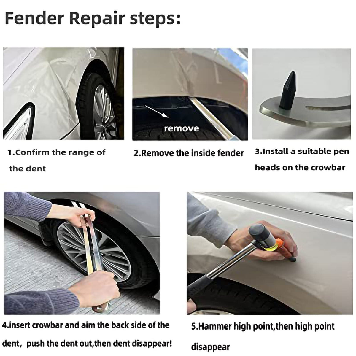 CYGOODS lifestyle garage repair scene showing ease of DIY dent restoration