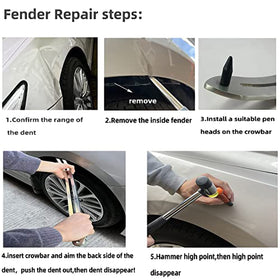 CYGOODS lifestyle garage repair scene showing ease of DIY dent restoration