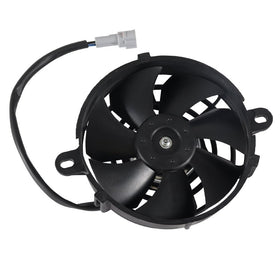 Cylemoto front view of 5-inch fan showing compact profile and reliable airflow