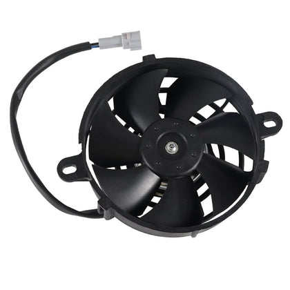 Cylemoto front view of 5-inch fan showing compact profile and reliable airflow