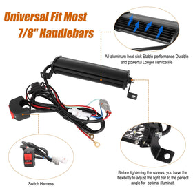 Cylemoto handlebar mount clamp detail showing secure fit and easy installation benefit