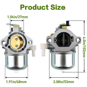 Cyleto carburetor side detail highlighting durable cast finish and fit