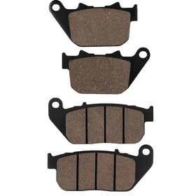 Cyleto packaging showing front and rear pads and fitment details, clear identification benefit