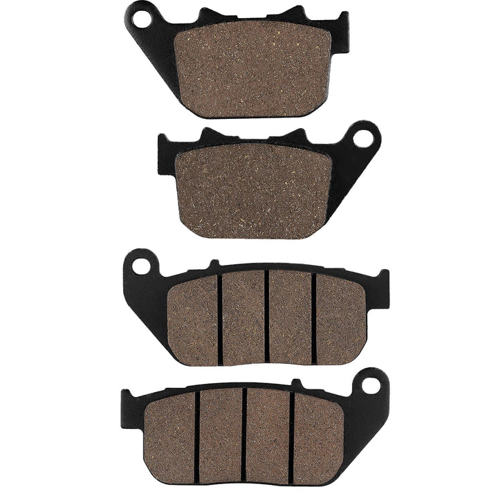 Cyleto packaging showing front and rear pads and fitment details, clear identification benefit