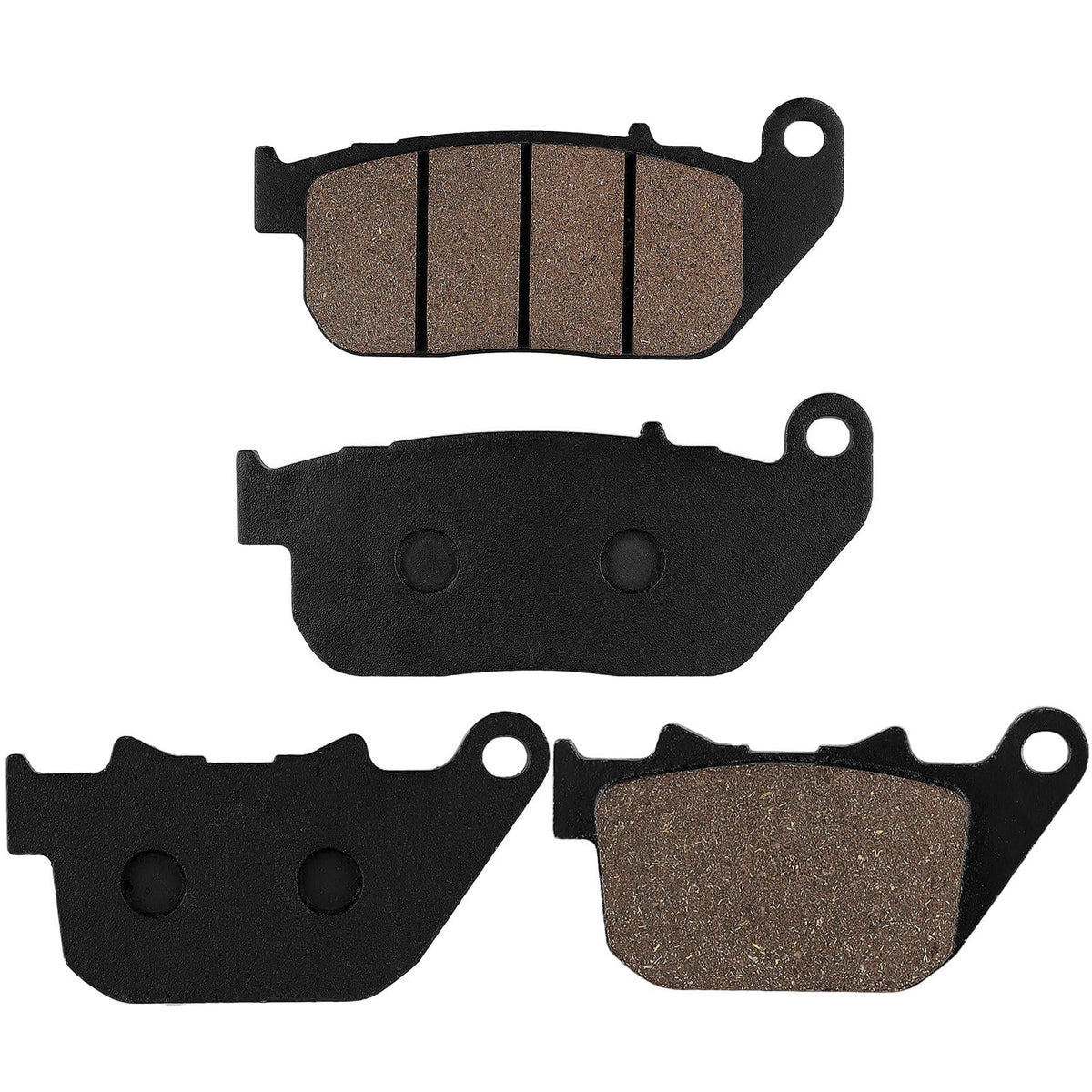 Cyleto front pad close-up showing measurements and precise fit, aids correct selection