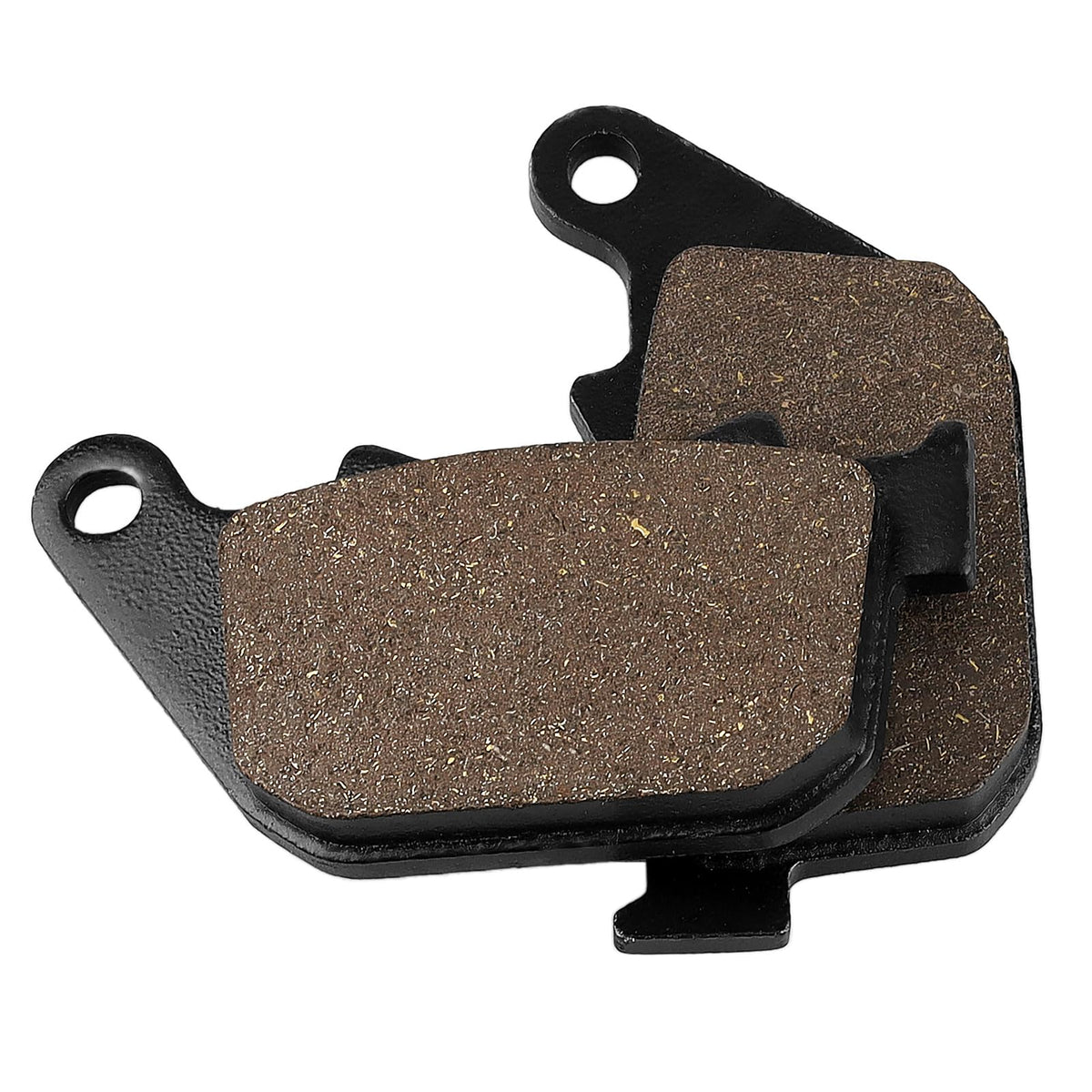 Cyleto replacement pads on parked Sportster conveying restored braking confidence