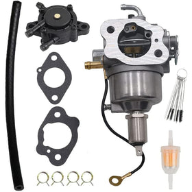 Cylinman carburetor side detail with throttle linkage for easy installation