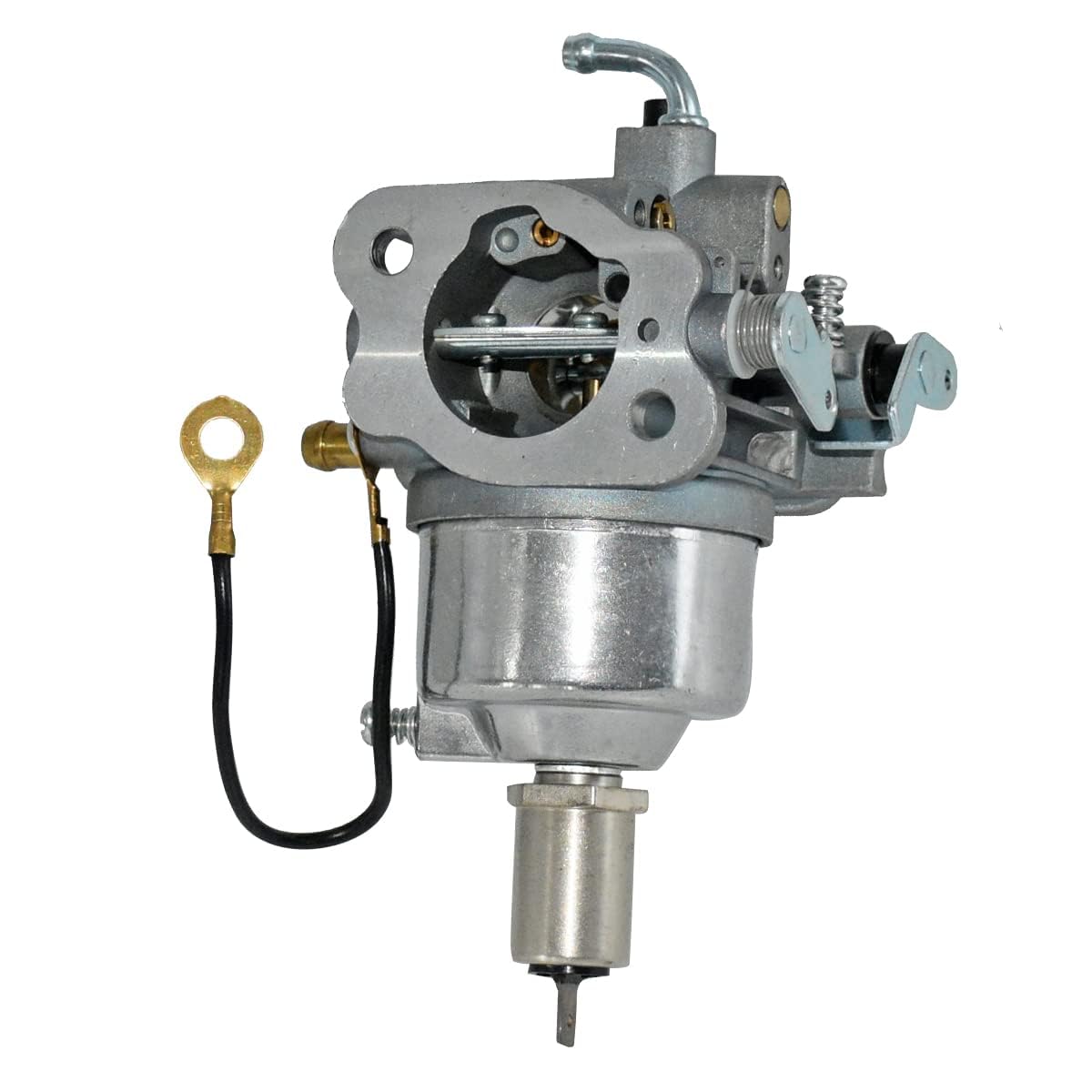 Cylinman carburetor next to ruler showing compact size for space saving