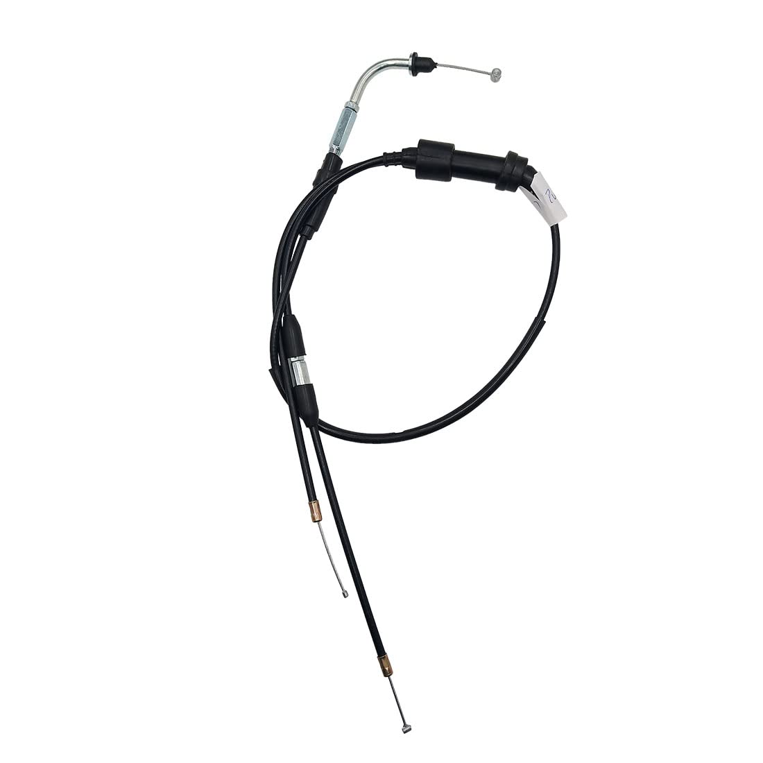 Cylinman throttle cable detail displaying smooth outer sheath for responsive control