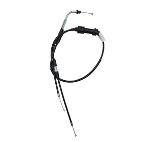 Cylinman throttle cable detail displaying smooth outer sheath for responsive control