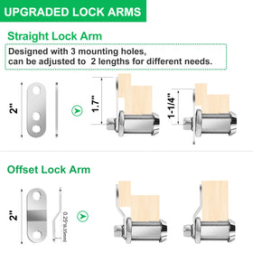 Cylinnda chrome finish detail on lock housing highlighting corrosion resistance benefit