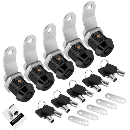 Cylinnda front view of five-pack locks showing compact kit and easy replacement benefit