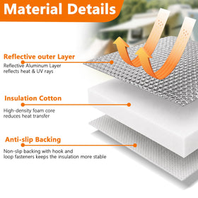 cyrico installed in skylight blocking light and improving interior comfort