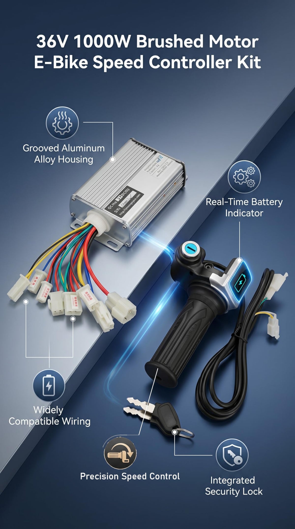 CYSFETENA wiring and connector harness enabling straightforward installation