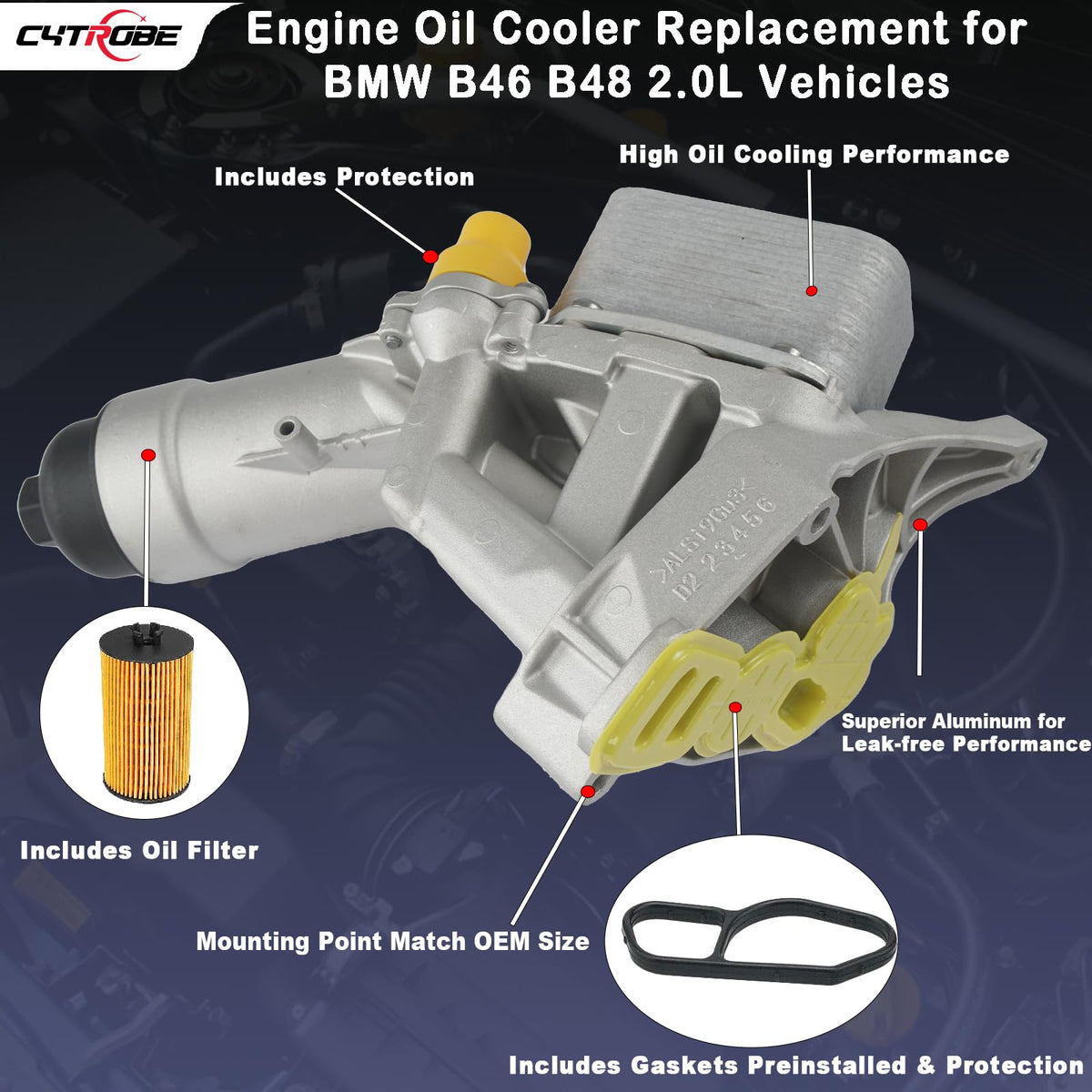 CYTROBE side profile showing connection ports for accurate OEM fit benefit