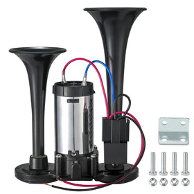 CZC AUTO front view of dual trumpet horn showing strong visual presence and clarity
