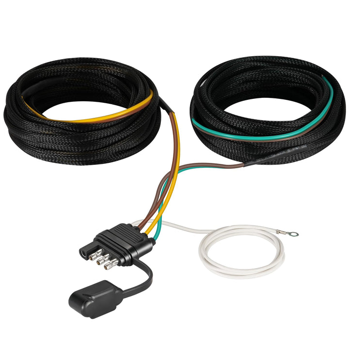 CZC AUTO front 4-way flat connector showing secure plug benefit