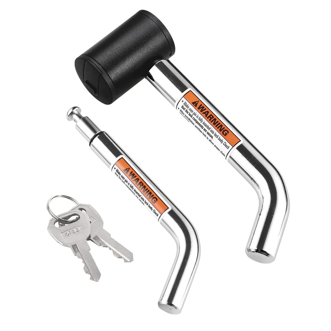 CZC AUTO hitch lock front view showing whole unit and secure finish