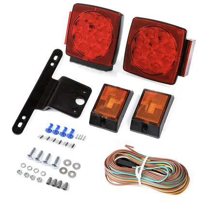 CZC AUTO front view dual tail lights showing bright signaling benefit