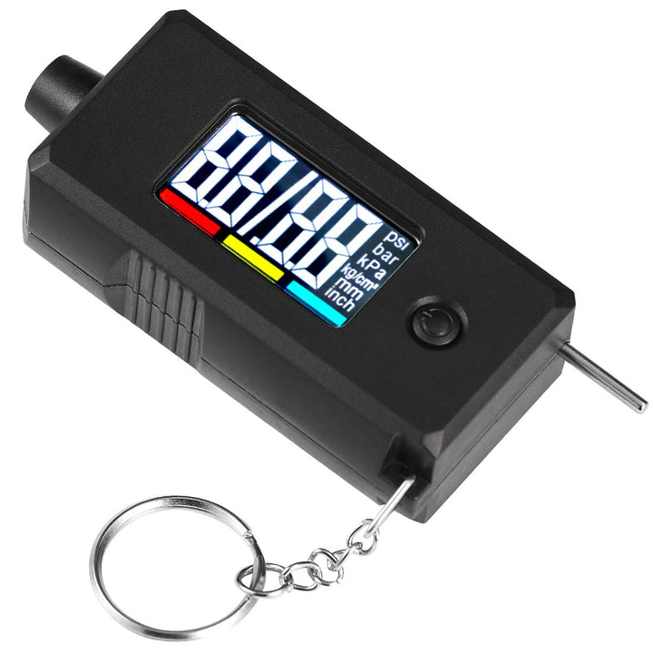 CZC AUTO front view of digital gauge showing compact design and controls