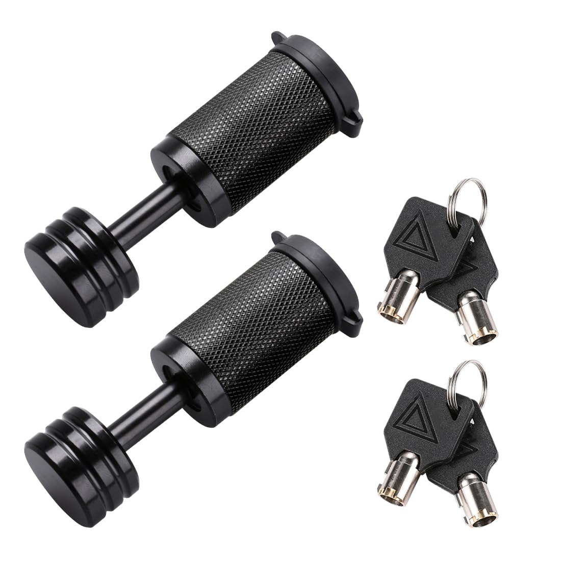 CZC AUTO front view of locked coupler pin showing secure fit benefit