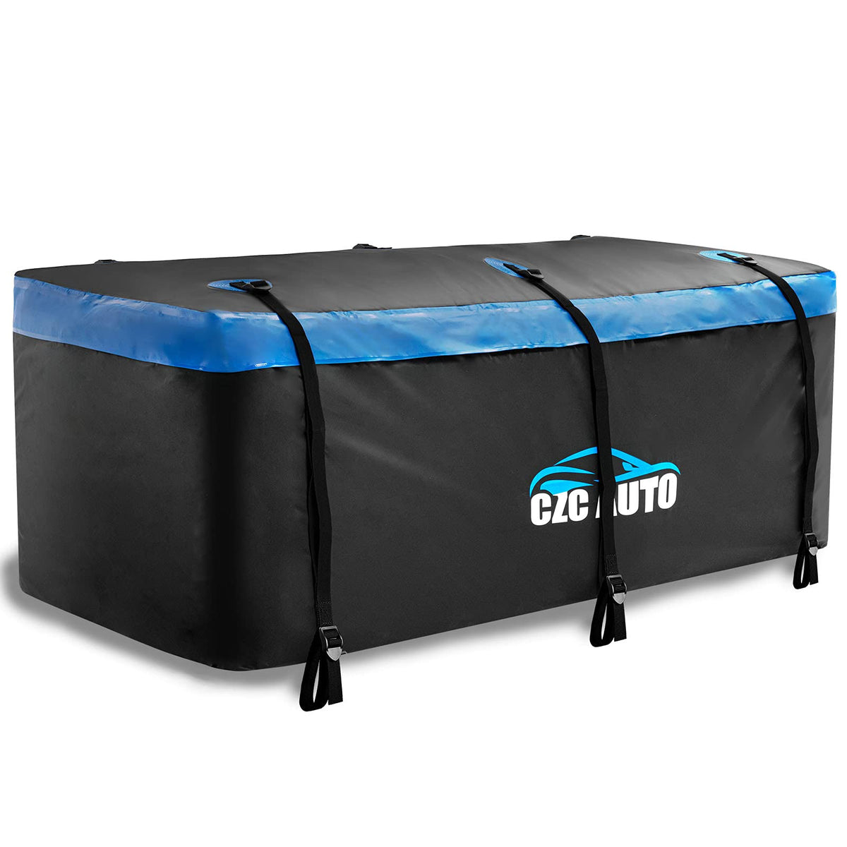 CZC AUTO front view of 20 cu ft hitch bag showing fit and protection