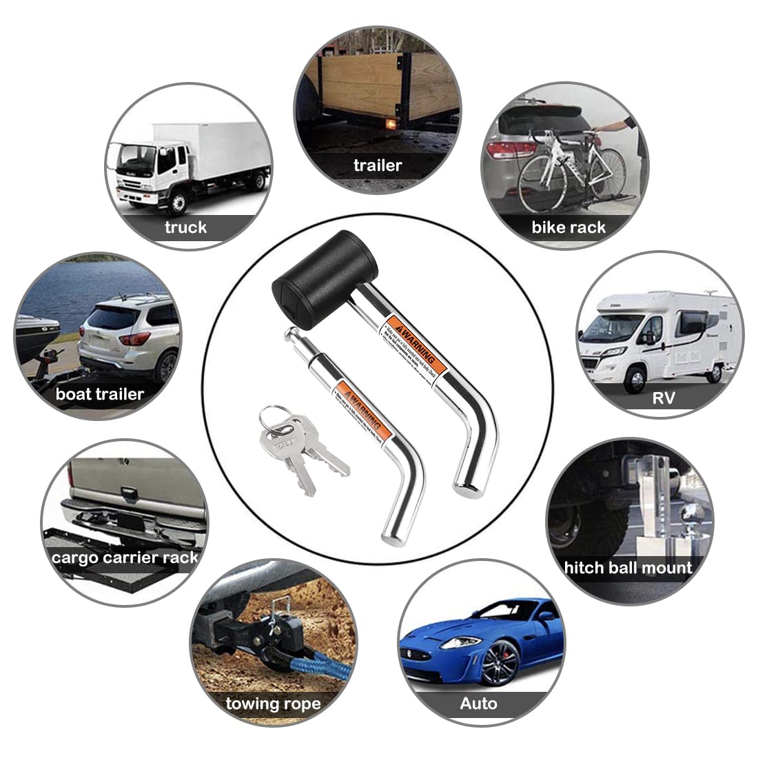 CZC AUTO installed on a bike rack securing cargo and bikes safely