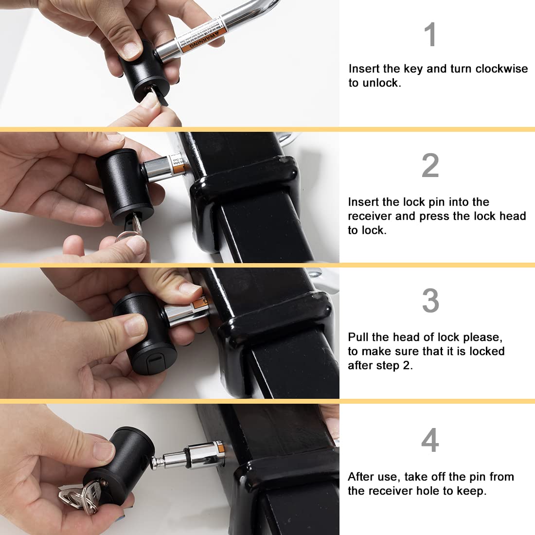 CZC AUTO flat key and dust cap protecting keyhole from moisture
