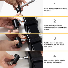CZC AUTO flat key and dust cap protecting keyhole from moisture