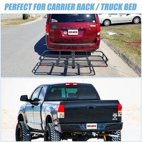 CZC AUTO packed on vehicle during road trip showing extra cargo capacity