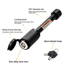 CZC AUTO close-up of rotating head and pin showing sturdy construction and easy handling benefit