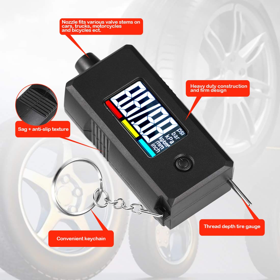 CZC AUTO nozzle sealing valve stem to deliver accurate pressure readings