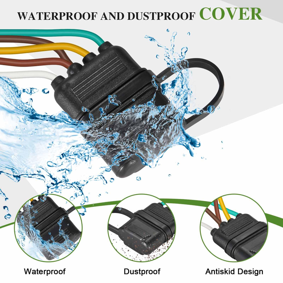CZC AUTO nylon protective sleeve close-up preventing abrasion