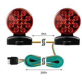CZC AUTO size and scale with ruler showing 7ft between lights and overall reach