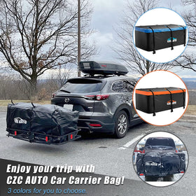 CZC AUTO adjustable tie straps detail showing secure attachment benefit