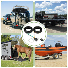 CZC AUTO harness installed on trailer showing neat, durable routing