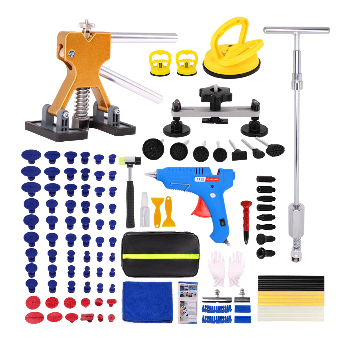 CZJCMECH front packaging showing full 125-piece kit and tools for convenience