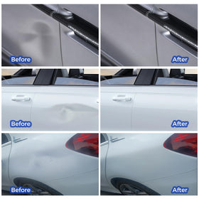 CZJCMECH plastic scrapers and rag for safe adhesive removal and cleaning benefit