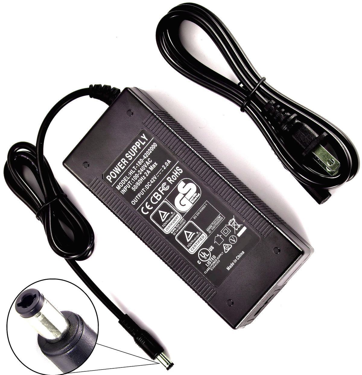 CZJIAWO charger front view showing compact profile and reliable design benefit