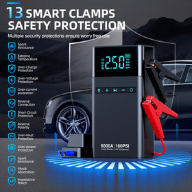 CZKBG next to a car seat showing portable size and easy storage benefit