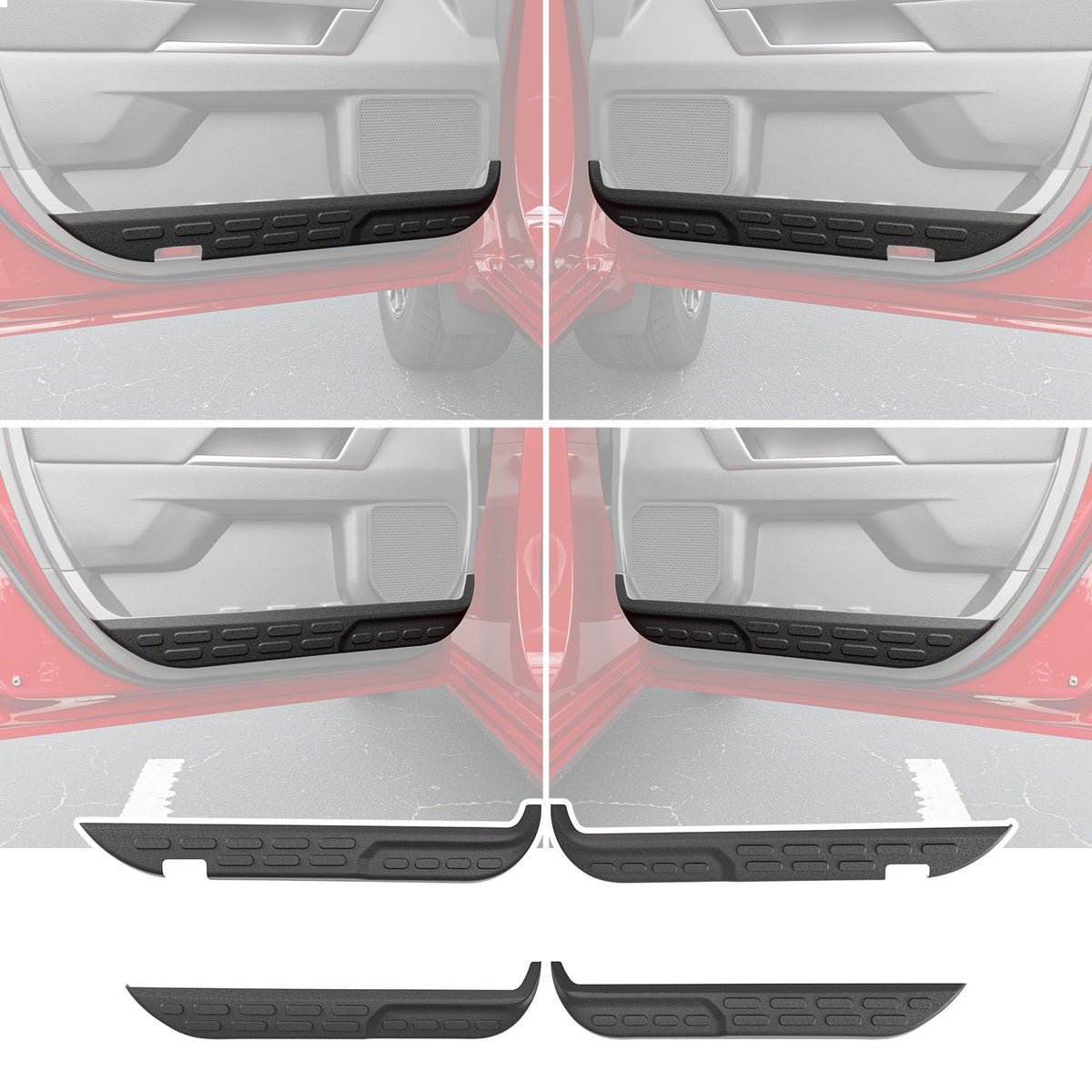 CZmenghe front packaging showing four Tundra door pads and benefits