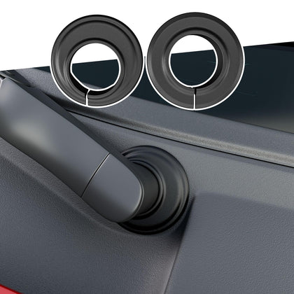 CZmenghe front view of wiper hole cover showing form and fit benefits