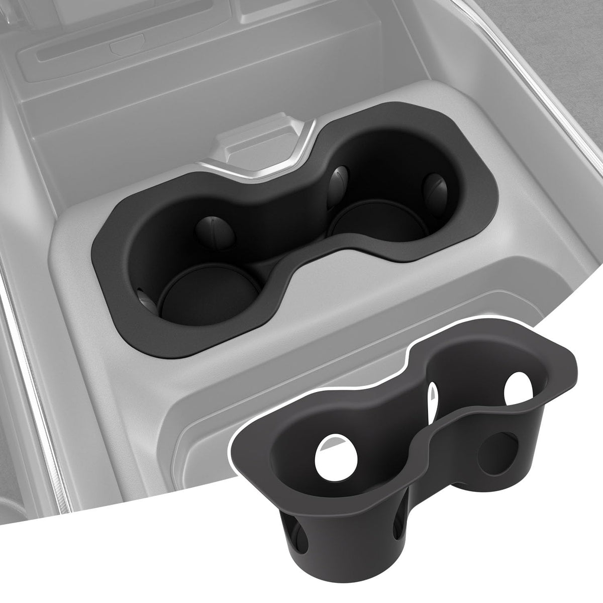CZmenghe front view of console insert shows neat fit and protection