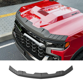 CZmenghe front view of hood protector showing fit and styling benefit