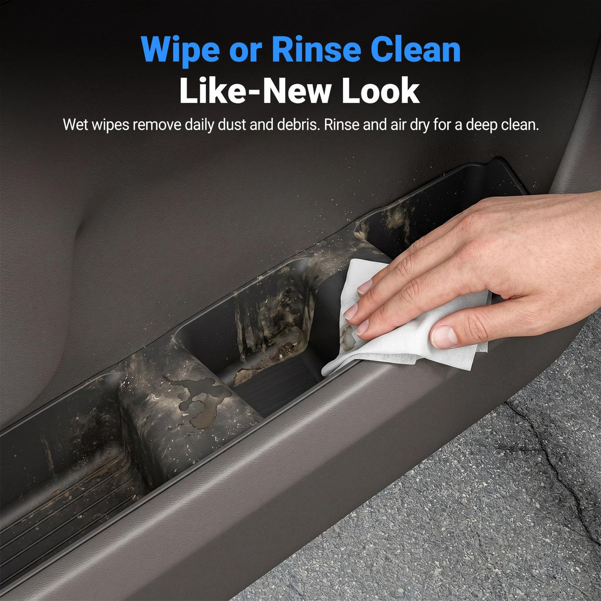 CZmenghe insert installed in front door pocket keeping phone secure and handy