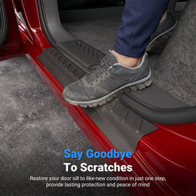 CZmenghe installed on truck door sill demonstrating protective coverage